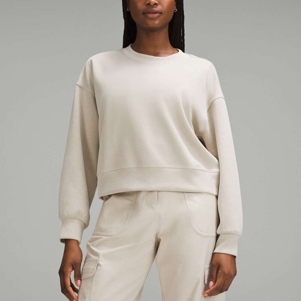 NWOT Lululemon Softstreme Perfectly Oversized Cropped Crew